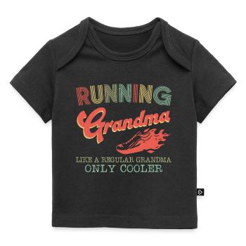 Running Runner Half Marathon - Baby Premium Organic T-shirt - black - Front