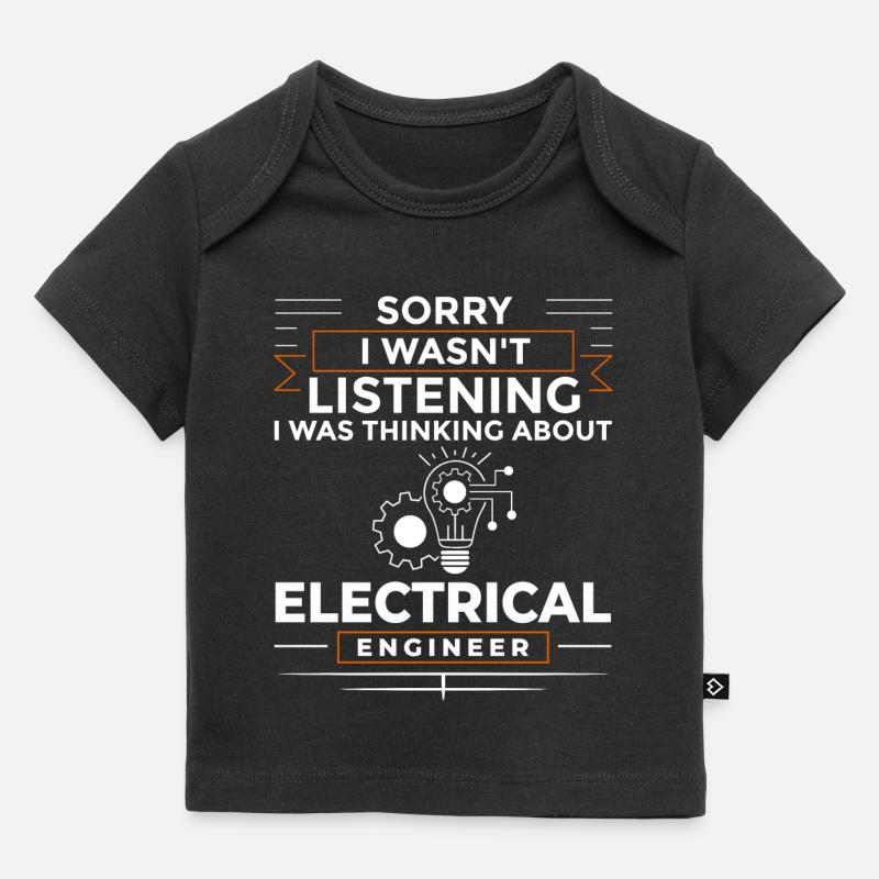 Electrical Engineering Engineer Research Development - Baby Premium Organic T-shirt - black