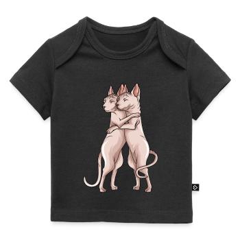 Sphynx Katze Sphinx Nacktkatze - Baby Premium Organic T-Shirt - Schwarz - Vorne