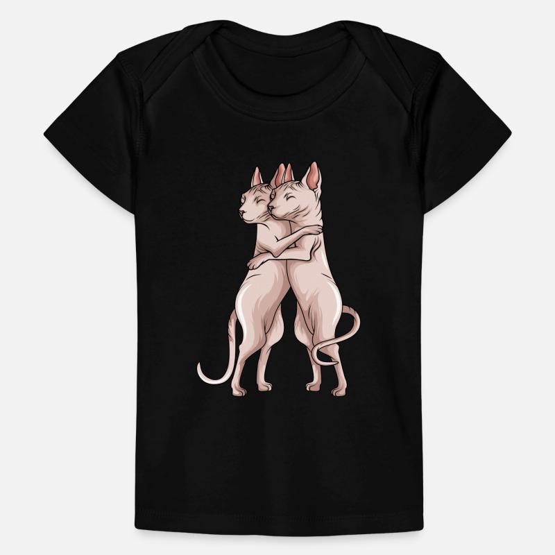 Chat Sphynx Chat Sphinx sans poils T-shirt Premium bébé bio