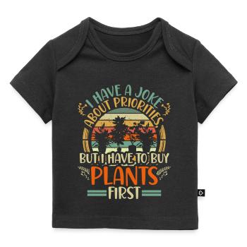 Amoureux des plantes Jardinage Jardiniers - T-shirt Premium bébé bio - noir - Devant