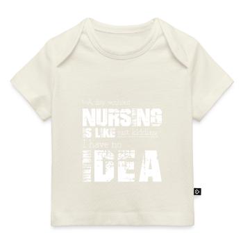 Krankenpflege - Baby Premium Organic T-Shirt - Dunkelnavy - Vorne
