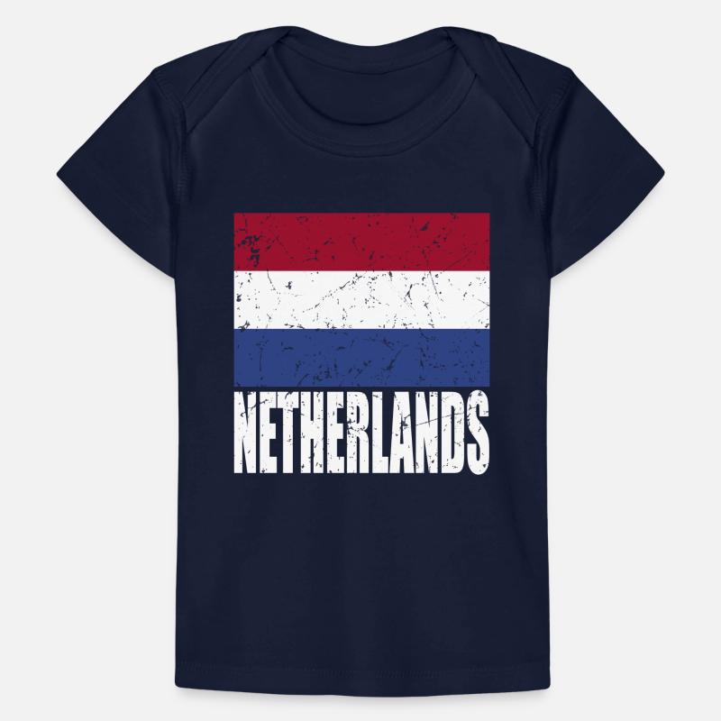 Drapeau des Pays-Bas T-shirt Premium bébé bio