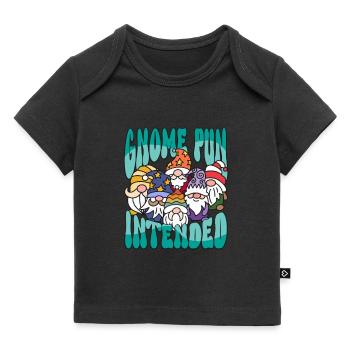 Garden Gnomes Gnome Lover Funny Gnome Gardening - Baby Premium Organic T-shirt - black - Front