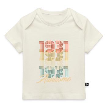 Funny Birthday Awesome 1931 - Baby Premium Organic T-shirt - dark navy - Front