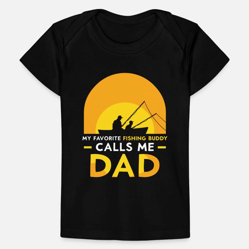 Mon compagnon de pêche préféré m’appelle papa pêche T-shirt Premium bébé bio