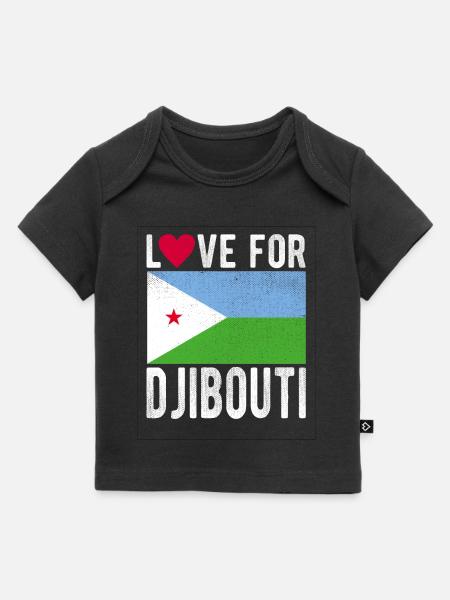 Dschibuti Souvenir - Baby Premium Organic T-Shirt - Schwarz