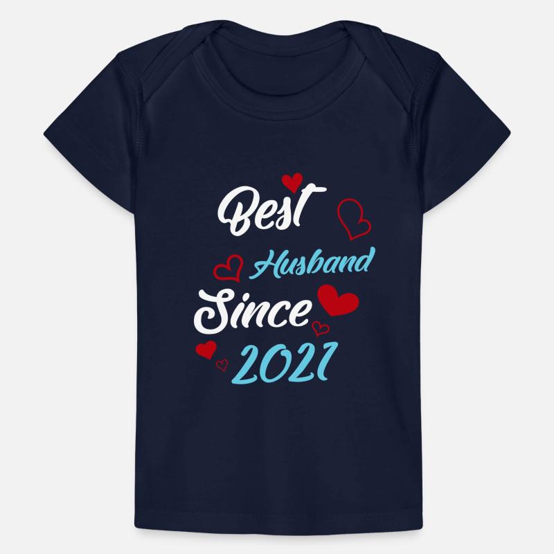 Bester Ehemann seit 2021 Hochzeit Baby Premium Organic T-Shirt
