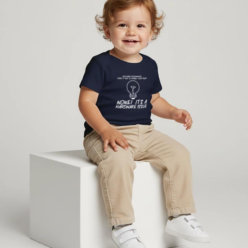 Lustige Programmierer Glühbirne Hardware Statement Baby Premium Organic T-Shirt