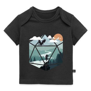 RPG-RPG-Tabletop-Rollenspiele Gamer-Rollenspiel - Baby Premium Organic T-Shirt - Schwarz - Vorne