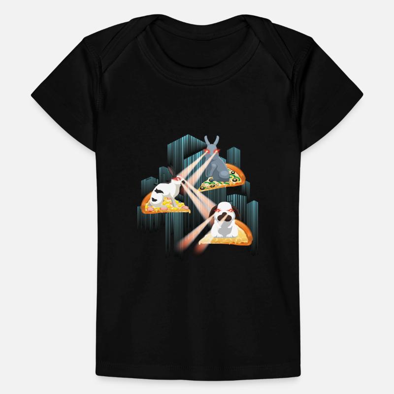Laser Rabbits Pizza Easter Space Baby Premium Organic T-shirt
