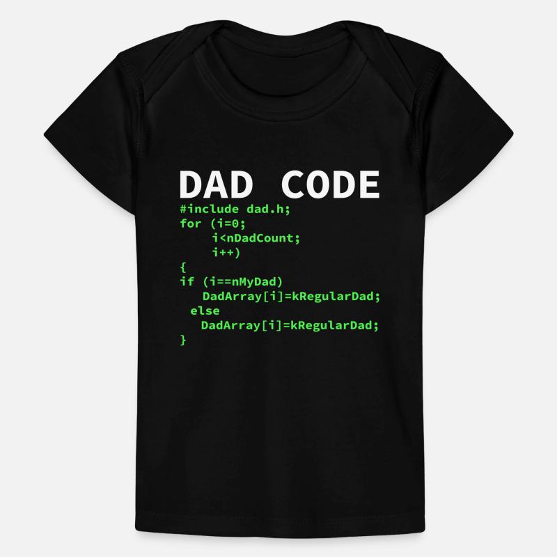 Développeur Coder Programmeur Papa T-shirt Premium bébé bio