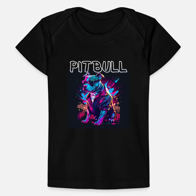 Style graffiti - Cool Pitbull 5 T-shirt Premium bébé bio