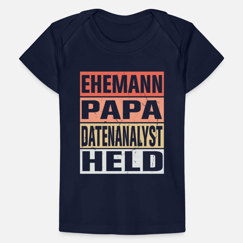 Datenanalyst Vater Ehemann Held Baby Premium Organic T-Shirt