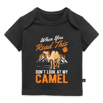 Cadeau Chameau Dromadaire Camel Big Camel - T-shirt Premium bébé bio - noir - Devant