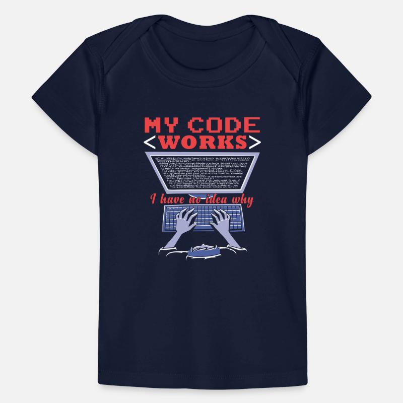 Fuuny Coder Programmierer Baby Premium Organic T-Shirt
