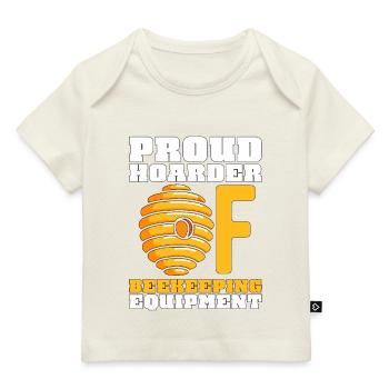 L’apiculture est fière thésaurisatrice d’abeilles mellifères - T-shirt Premium bébé bio - marine foncé - Devant