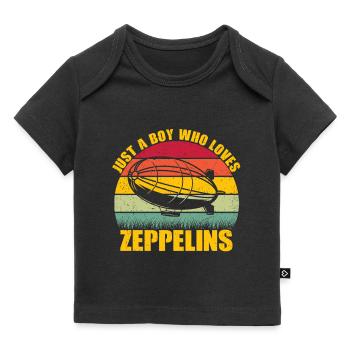 Zeppelin - Baby Premium Organic T-shirt - black - Front