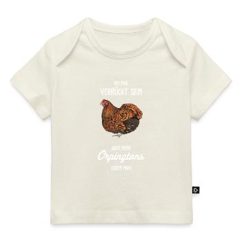 Orpington Hühner I Chicken Geflügel Motiv für - Baby Premium Organic T-Shirt - Dunkelnavy - Vorne