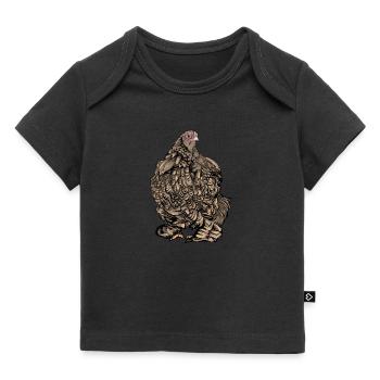 Brahma Chicken I Chicken Poultry Motif pour - T-shirt Premium bébé bio - noir - Devant