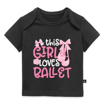 Ballett - Baby Premium Organic T-Shirt - Schwarz - Vorne