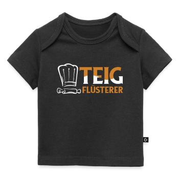 Backen Bäcker Bäckerei Lustig Bäckermeister - Baby Premium Organic T-Shirt - Schwarz - Vorne