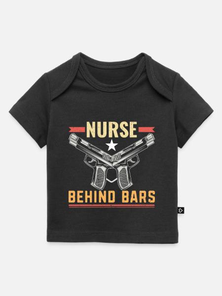 Nurse behind bars Knast - Baby Premium Organic T-Shirt - Schwarz