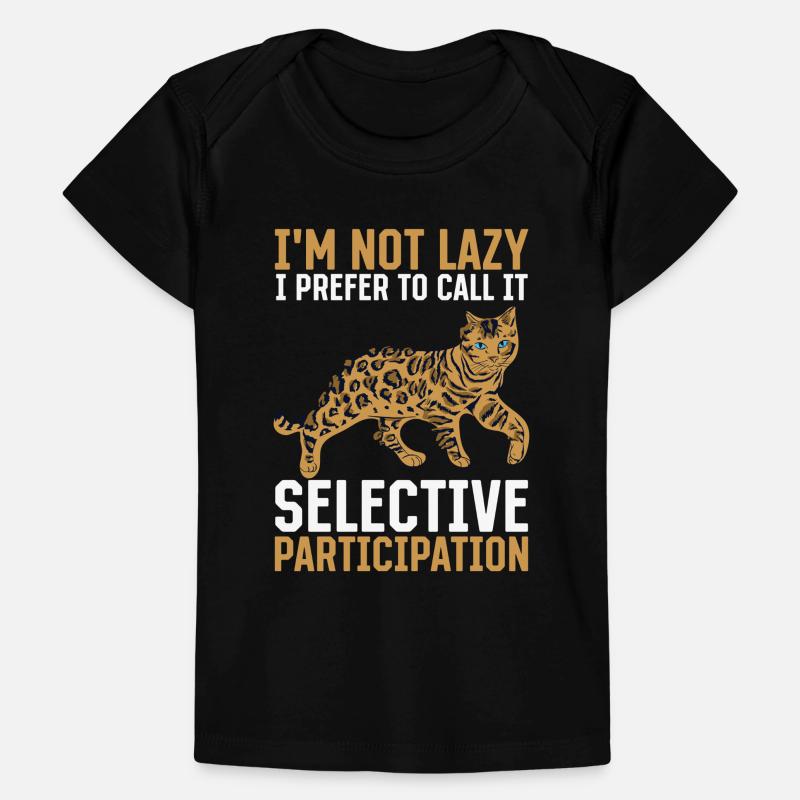 Cat Selective Participation Stubentiger Gift T-shirt Premium bébé bio