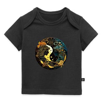 Portez votre signe du zodiaque astrologique avec fierté: Gémeaux - T-shirt Premium bébé bio - noir - Devant
