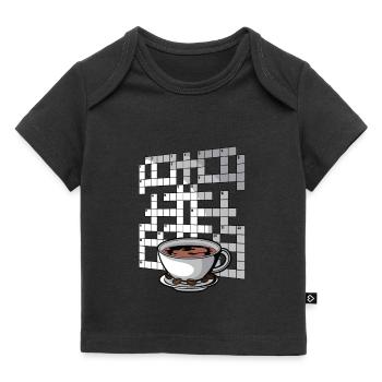 Kreuzworträtsel Lösen - Baby Premium Organic T-Shirt - Schwarz - Vorne