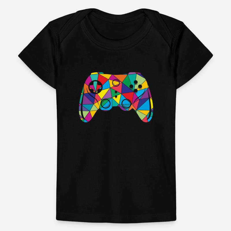 Low Poly Video Game Polygon Controller Baby Premium Organic T-shirt