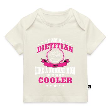 Drôle de maman nutritionniste - T-shirt Premium bébé bio - marine foncé - Devant