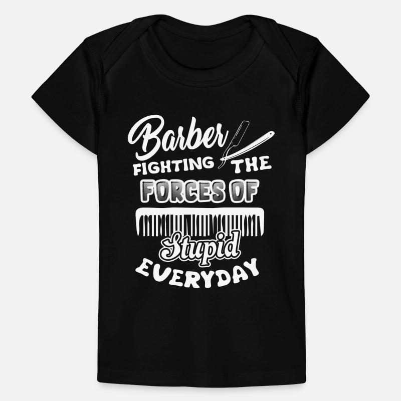 Barber Barber Fighting Baby Premium Organic T-shirt