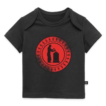 Bildhauer Handwerker Steinbildhauer Grabsteine - Baby Premium Organic T-Shirt - Schwarz - Vorne
