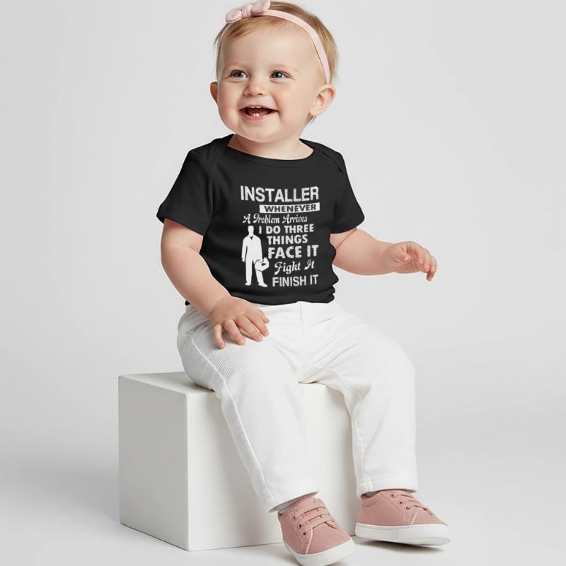 Installer Installer Solves Problem Baby Premium Organic T-shirt