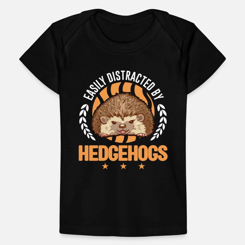 Easily distracted by Hedgehogs Igel Baby Premium Organic T-shirt