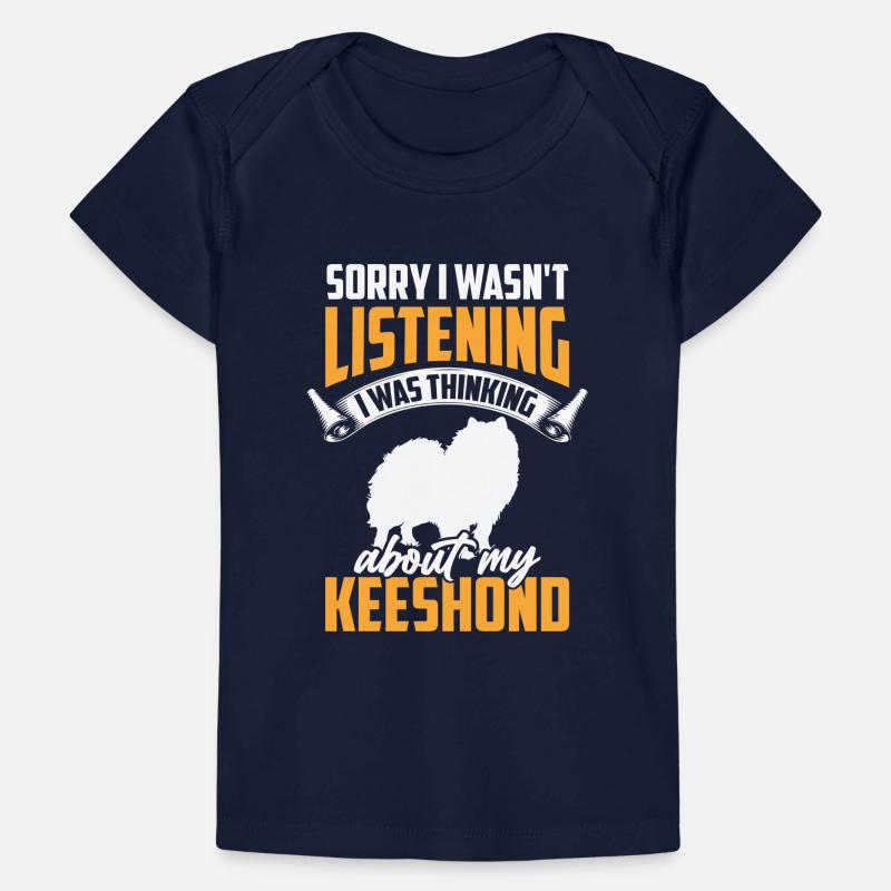 Pensée de Wolfsspitz German Keeshond T-shirt Premium bébé bio
