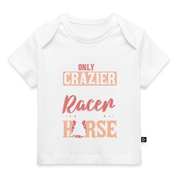 The Only Thing Crazier Barrel Racer Barrel Racing - Baby Premium Organic T-Shirt - Dunkelnavy - Vorne
