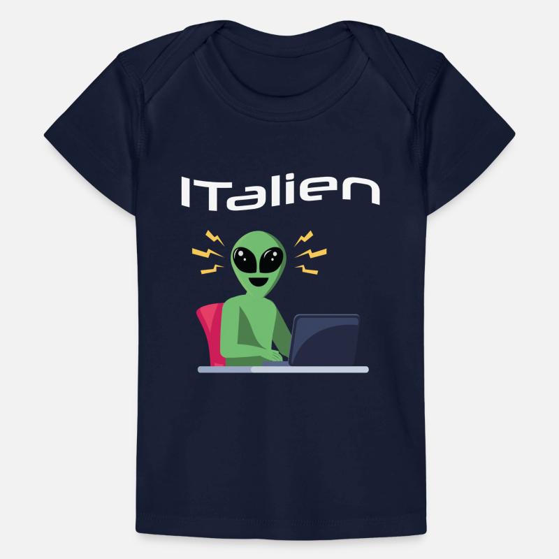 ITalien Alien Informatiker Hacker Coder Baby Premium Organic T-Shirt