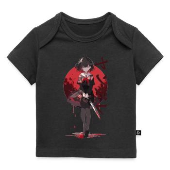 Gesugao Yandere Manga Anime Girl Character - Baby Premium Organic T-shirt - black - Front