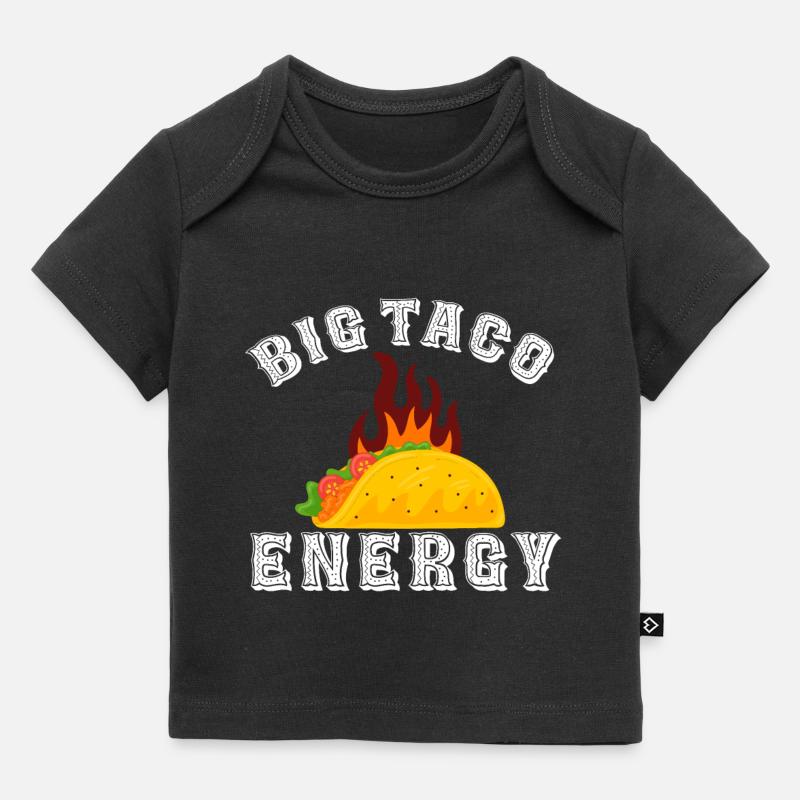 Big Taco Energy Funny Cinco De Mayo - T-shirt Premium bébé bio - noir