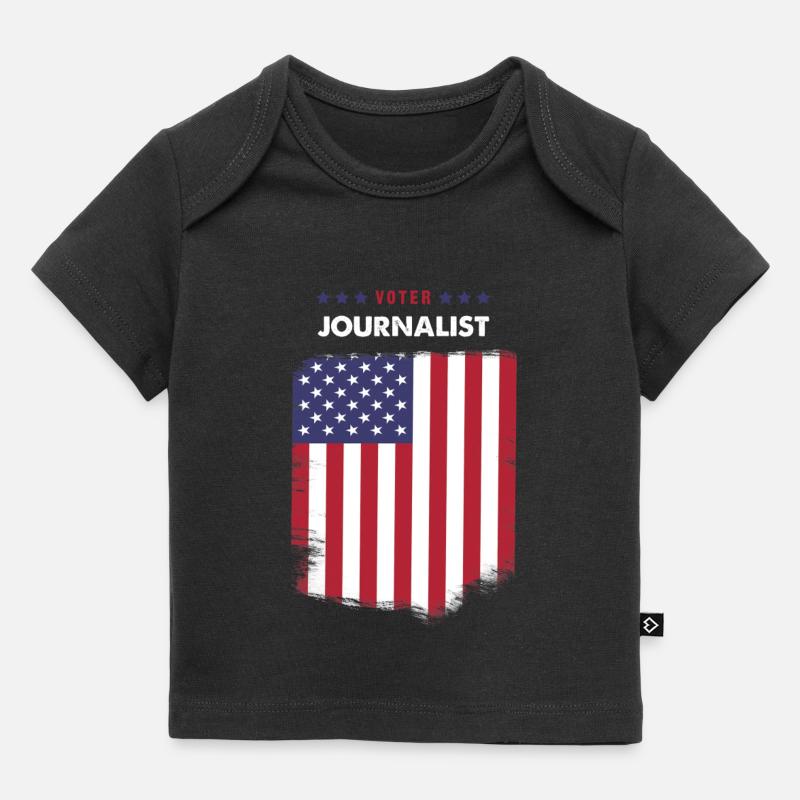 Journaliste électoral - T-shirt Premium bébé bio - noir