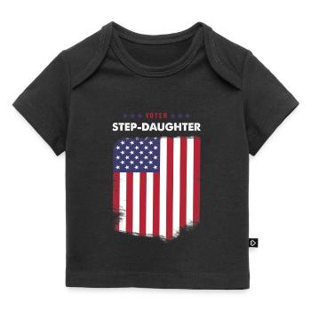 Fille par alliance de l’électeur - T-shirt Premium bébé bio - noir - Devant