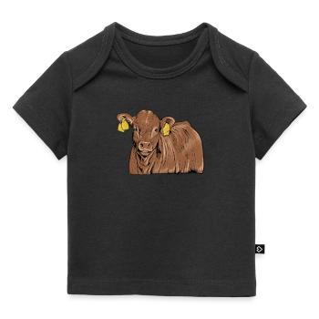 Limousin beef I France cattle breeding for - Baby Premium Organic T-shirt - black - Front