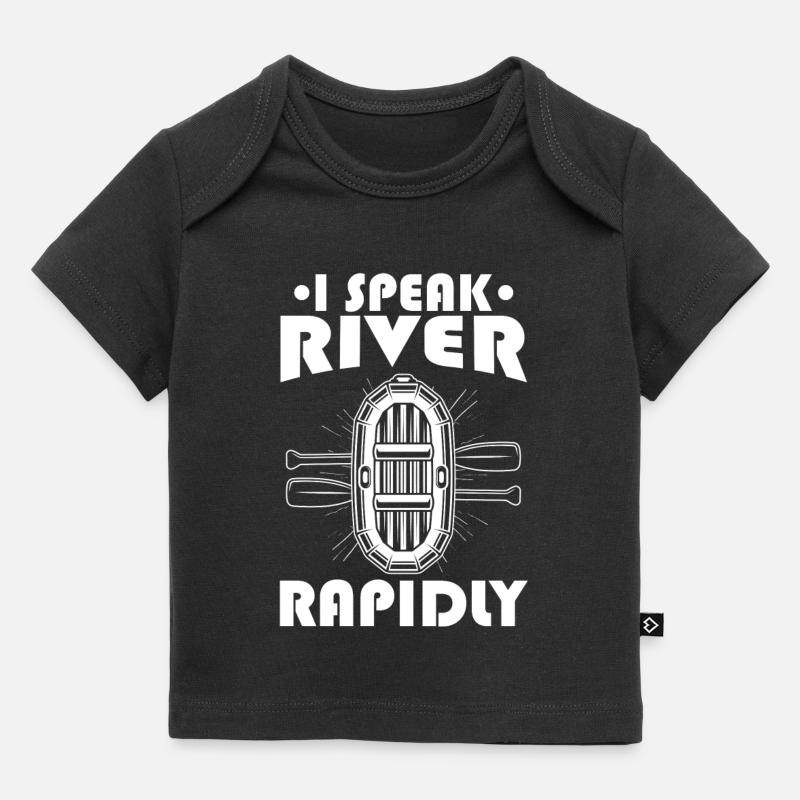 Rafting Rafting en eau vive rapide - T-shirt Premium bébé bio - noir