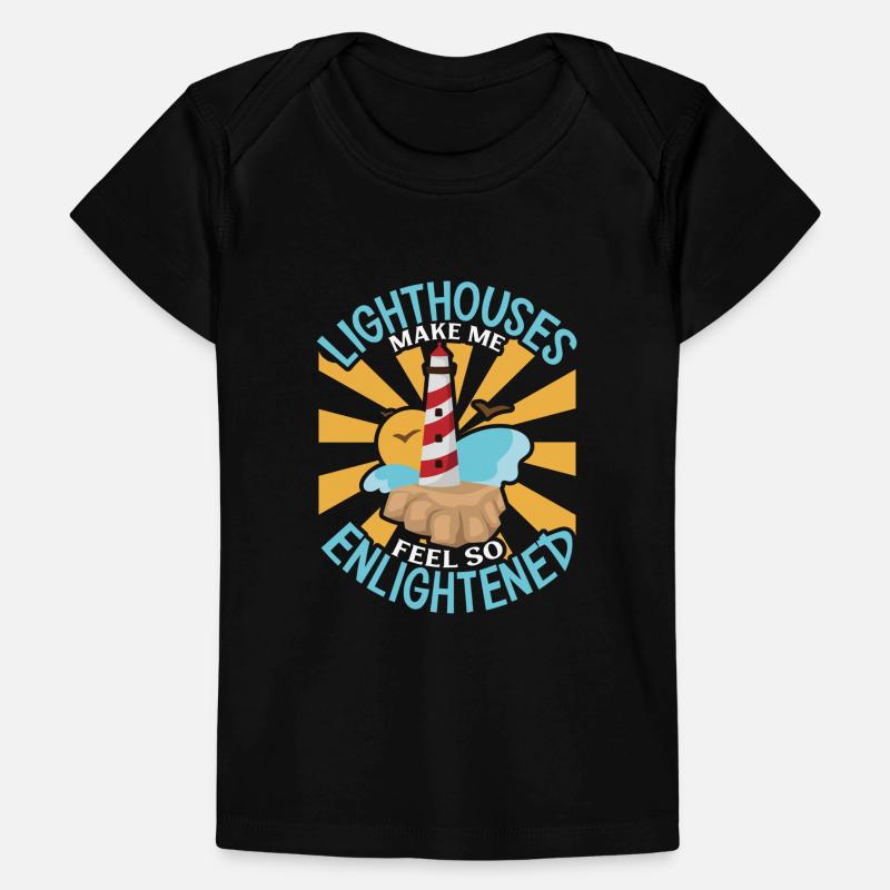 Lighthouse Seaside Nautical I Love Lighthouse Baby Premium Organic T-shirt