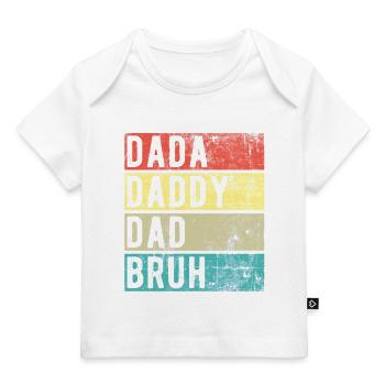 Dada Daddy Dad Bruh - Baby Premium Organic T-shirt - dark navy - Front