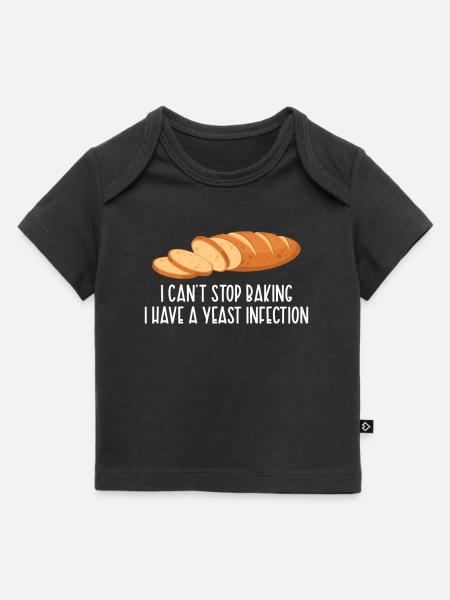 Backen Hefe Infektion - Baby Premium Organic T-Shirt - Schwarz