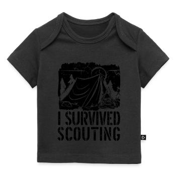 Éclaireur - T-shirt Premium bébé bio - noir - Devant