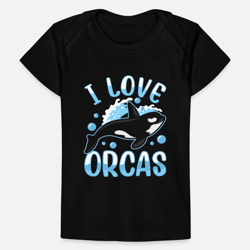 J’aime les orques Protéger les orques de mer T-shirt Premium bébé bio